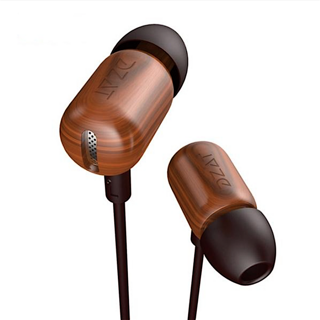 DZAT DF-10 In Ear Earphone Wood Earphone Bass HIFI