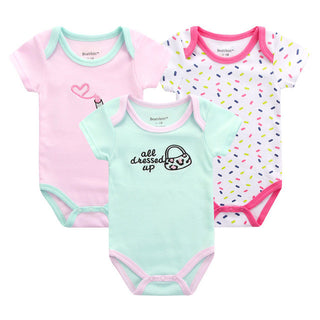 Bebes Menino Romper (3 Pcs)